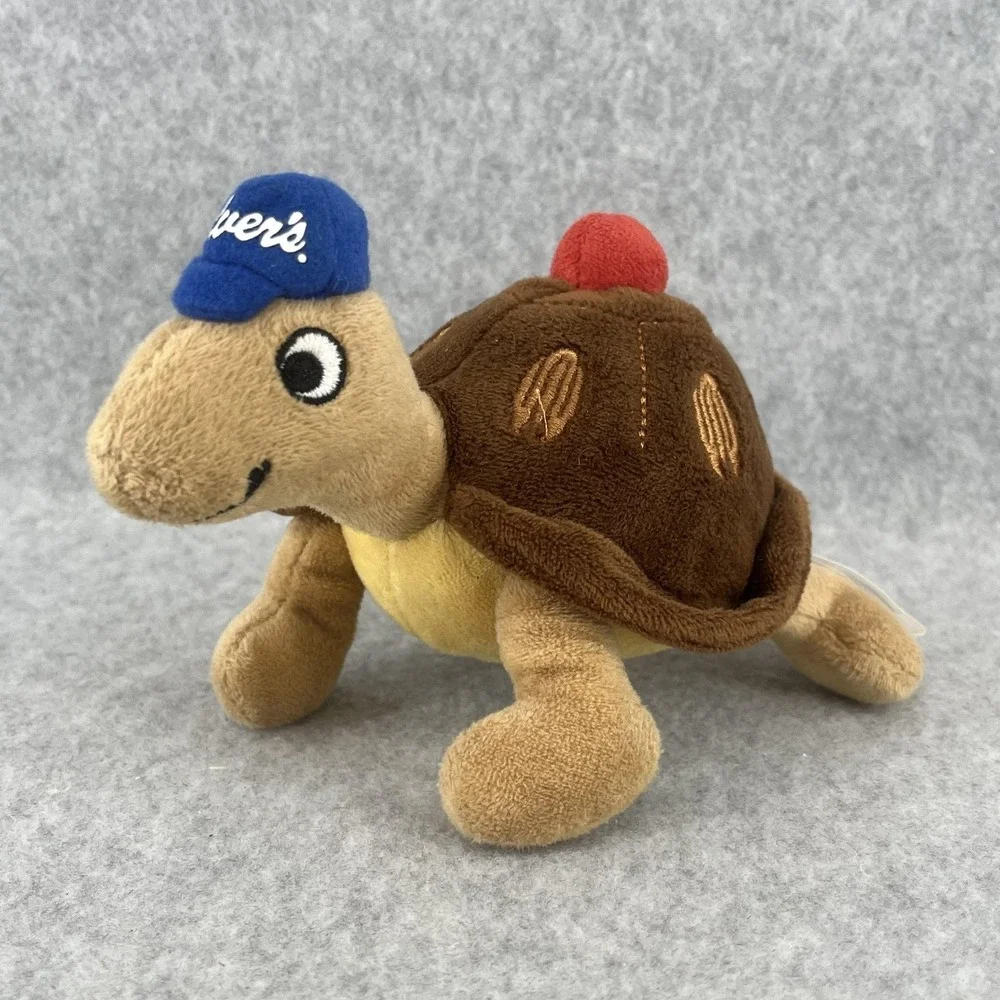 Culvers Sundae Turtle Restaurant Promo Plush Brown Shell‎ Hat 2022 Small Toy